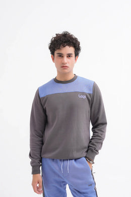 Blue Charcoal Men’s Tracksuit - Loopspk