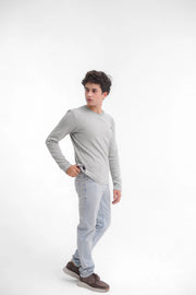 Light Green Men's Sweat Shirt - Loopspk