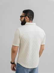 Men's Casual Half Sleeve Knit Shirt - Loopspk