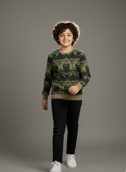 Boys Sweatshirt – Soft Fleece Winter Pullover