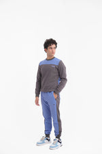 Blue Charcoal Men’s Tracksuit - Loopspk